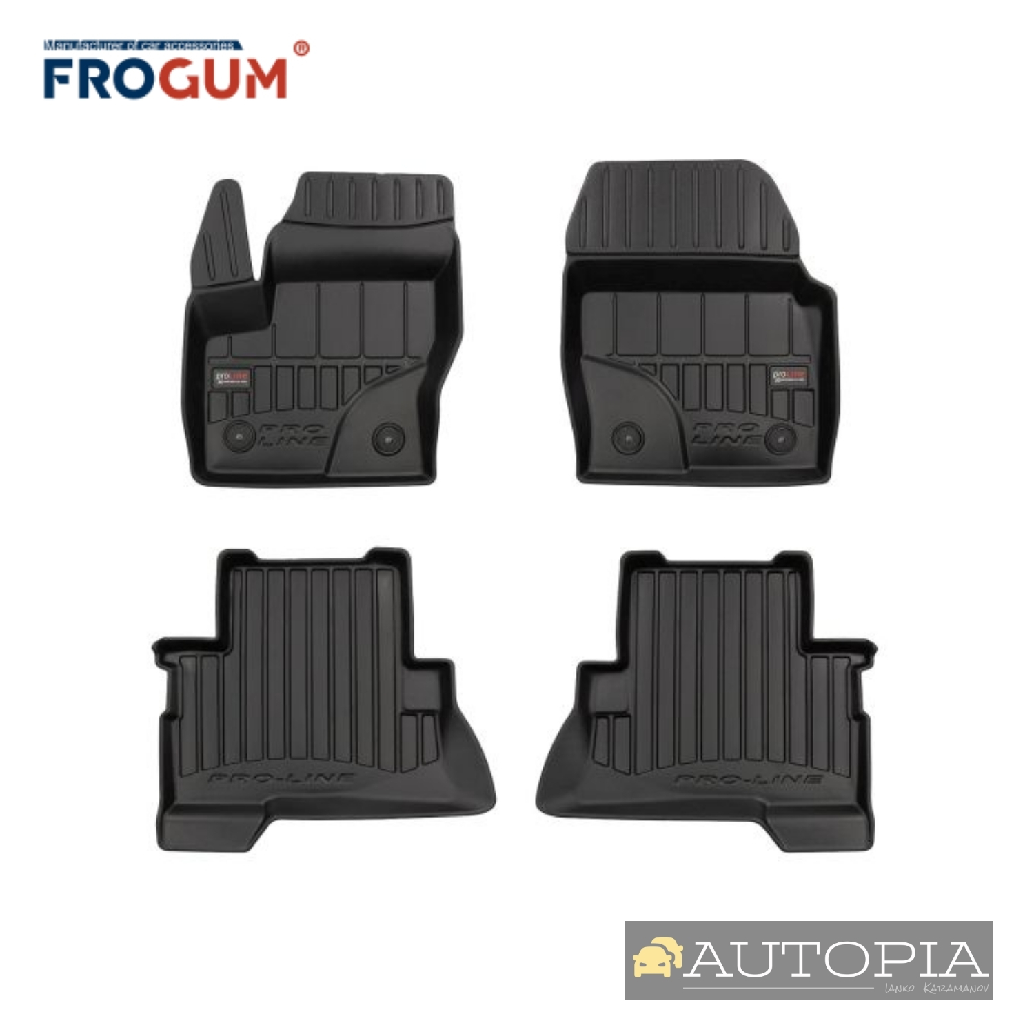 Гумени стелки FROGUM за FORD PUMA след 2019г. FRG 3D409675